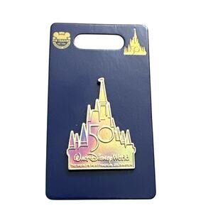 WDW 50th Anniversary EARidescent Cinderella Castle Walt Disney World Pin New